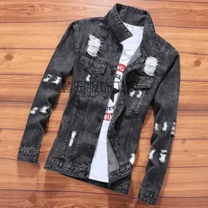 Men's jacket men's coat 2025 men's new autumn korean style trendy cargo denim top men's casual jacket