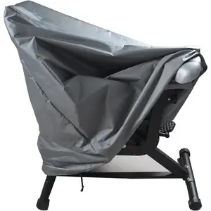 Mini Lustrous Cover For Exercise Bike, Indoor Cycling & Home Gym Workout, Gray