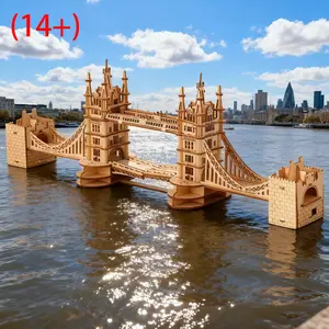 3D Model London Bridge DIY Wooden Handmade Puzzle, Holiday Gift Idea, Perfect for Collectors & Craft Enthusiasts, Unique Home Decor Item, Jigsaw Puzzles