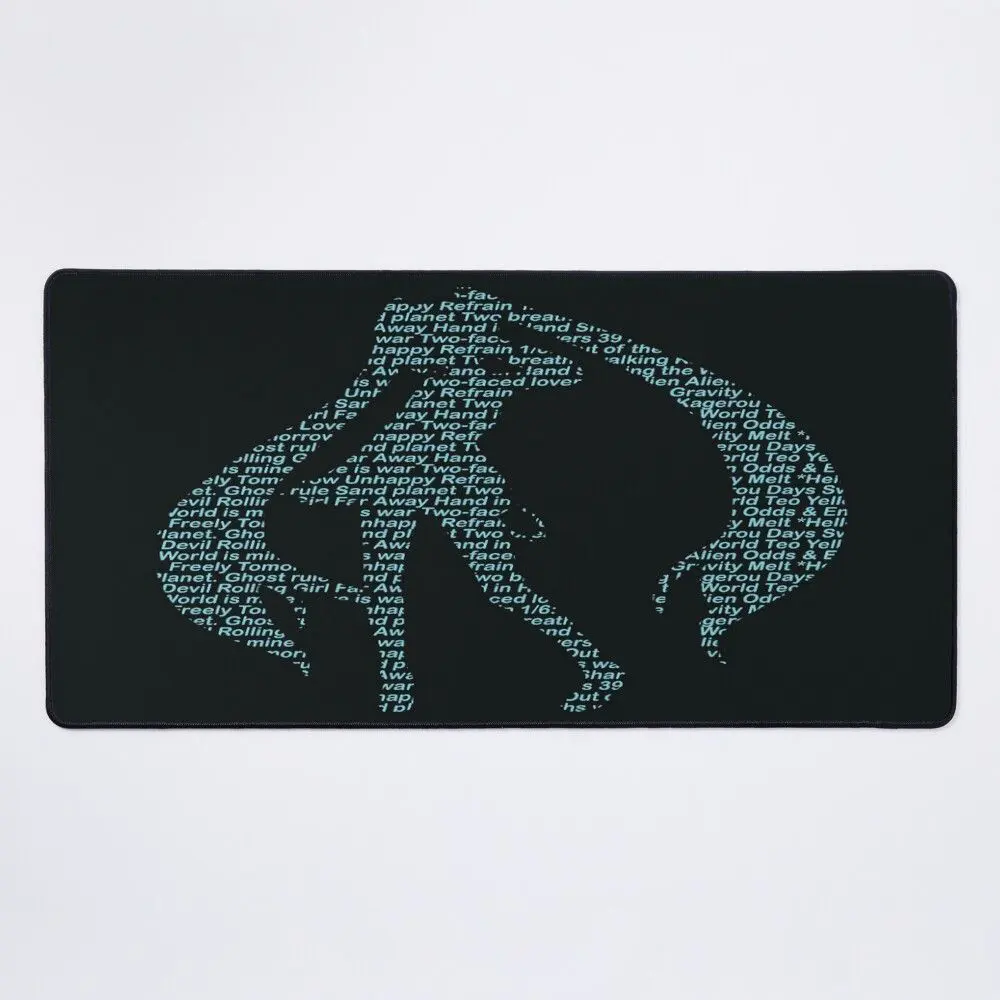 Hatsune Miku Silhouette Mouse Pad | Anime Mouse Pad Store