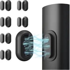 6-Pack Magnetic Remote Holders – Self-Adhesive Silicone Wall Mount Organizer for TV, AC & Fan Remotes