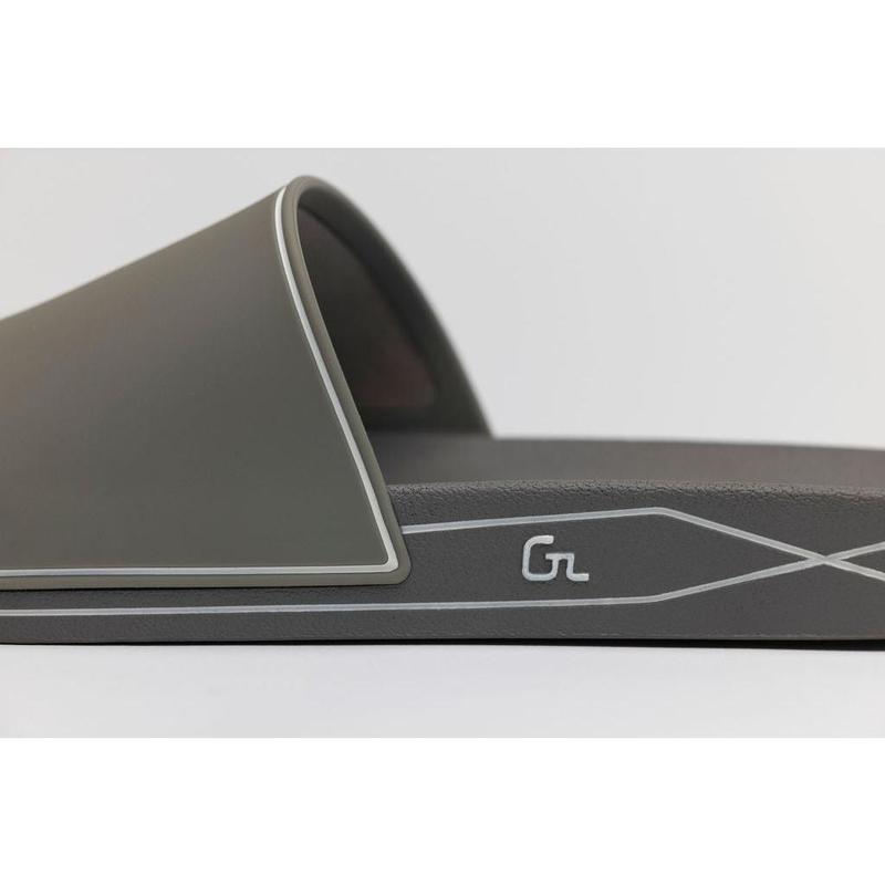 GL-X1 Unisex Gray Slide Sandals with Proprietary eXCleet Insole for All-Day Comfort & Ethically Sourced Renewable Materials