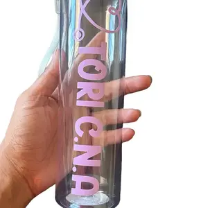 Personalized water bottle or cup Drinkware Tumbler Portable Reusable Washable Bottled