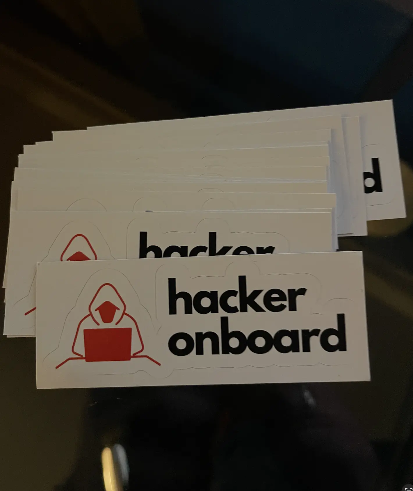 Customer Sticker for Cyber Security Engineers (Hacker Onboard)