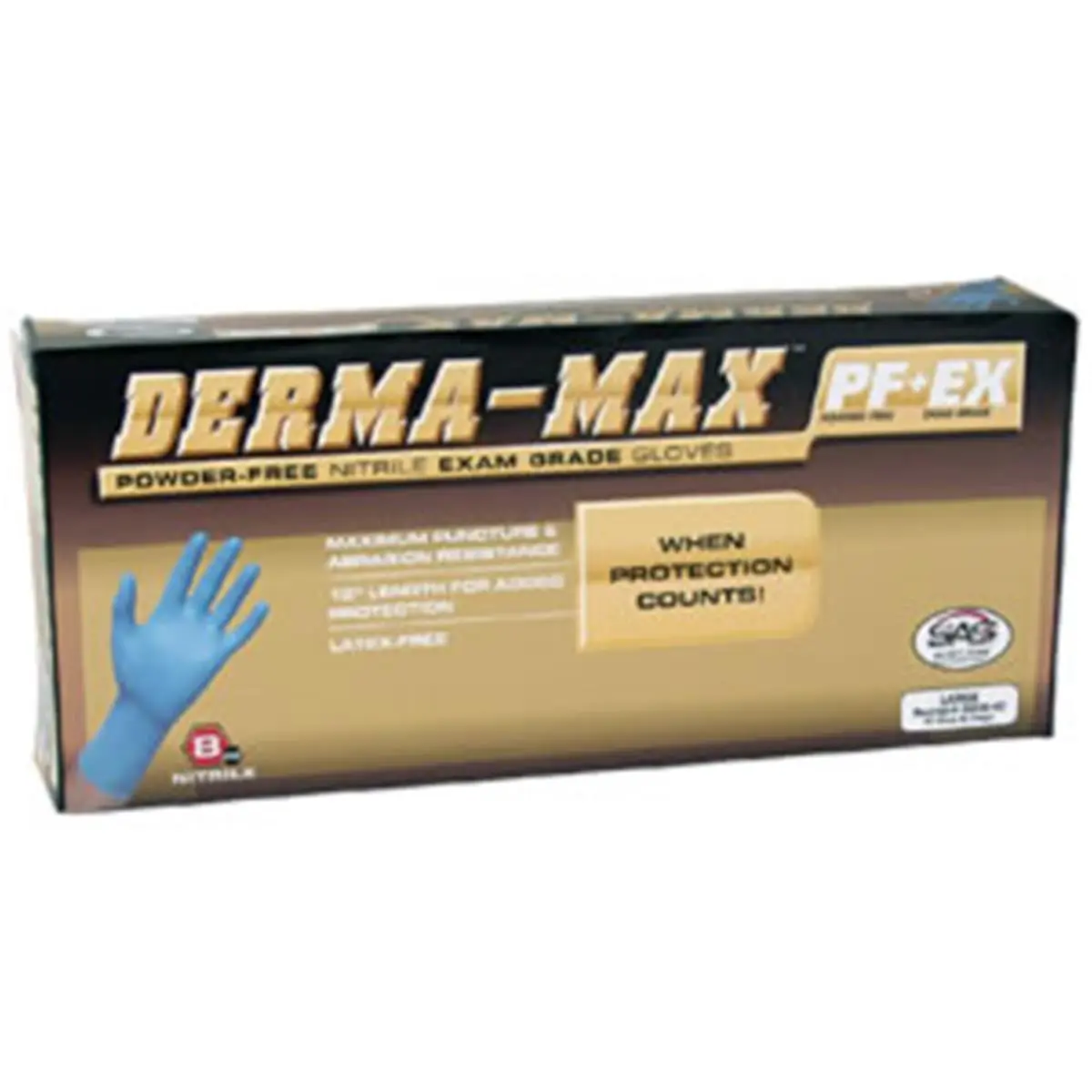 212 MAIN Nitrile Coated Disposable Cleaning Gloves - Nitrile Material, 50-Count, Extra Large, 8 mil Thick, Non-Slip, Powder-Free, Ambidextrous, Exam-Grade, Chemical Resistant, Full Coverage Home Care Gloves
