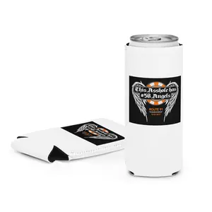 Can cooler (Skinny): "Route 91-Asshole" (Both Sides)