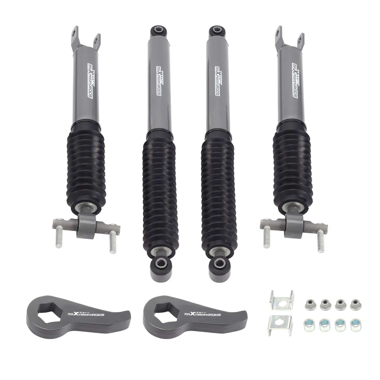 2 Lift shock Leveling Kit compatible for Chevy/GMC 2500/3500HD 2011-2019 torsion keys