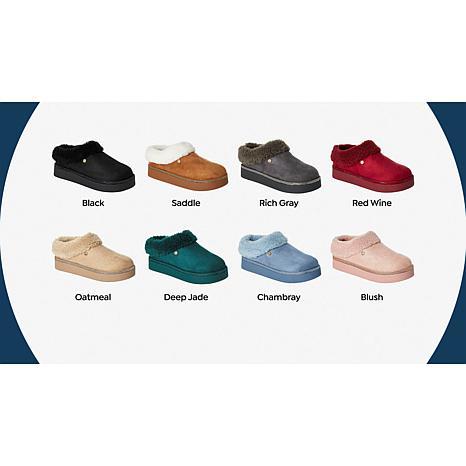 Joy Mangano Joy Glamorous Cozy Slippers w/Orthotic Insole Best Gift Ever!