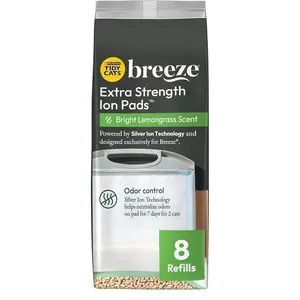 Purina Tidy Cats Cat Litter Breeze Pads Refill Pack Multi Cat Litter Pads - 8 ct. Bag