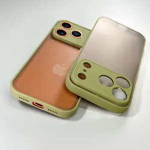 Phone Case - Soft Border Case with a Luxury Translucent Matte End, Designed for Compatibility with for Iphone 11 Through 17 Pro Max, Featuring a Hard Backboard for Shockproof Protection