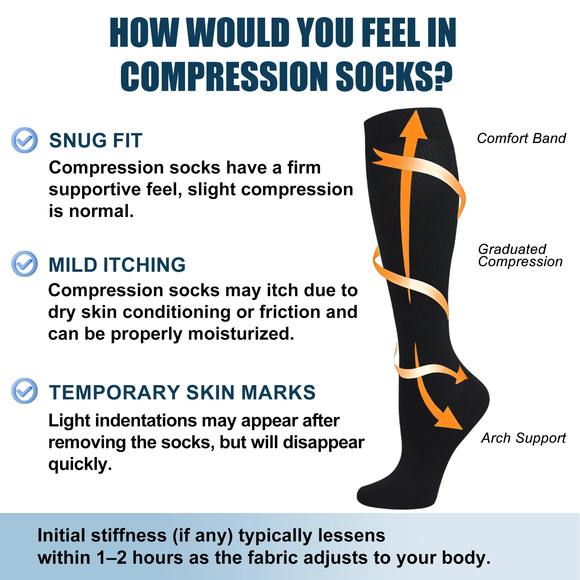 ISUNIE 8 Pairs Compression Socks for Men & Women, Breathable, Lightweight, Supportive & Stay-Up Fit for Running, Training, Workout, Travel & All-Day Comfort ISUNIE 8 Pairs Compression Socks for Men & Women, Breathable, Lightweight, Supportive & Stay-Up Fit for Running, Training, Workout, Travel & All-Day Comfort