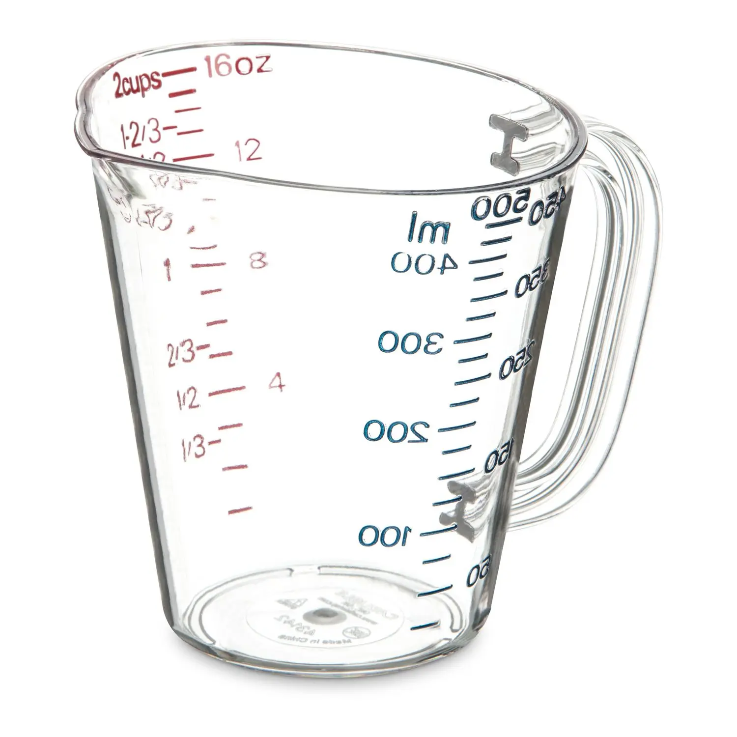 Commercial Measuring Cup 1 pt Plastic Clear 4314207