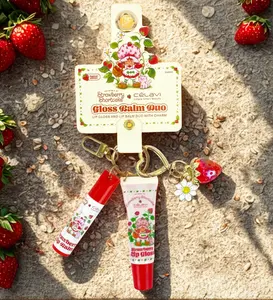Celavi Strawberry Shortcake Gloss Balm Duo Celavi Strawberry Shortcake Gloss Balm Duo