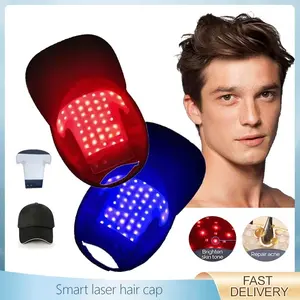LED Light Therapy Hat for Hair Growth, Diode Laser Cap for Hair Regeneration and Baldness Treatment, Non-Flammable Liquid, Abs Material