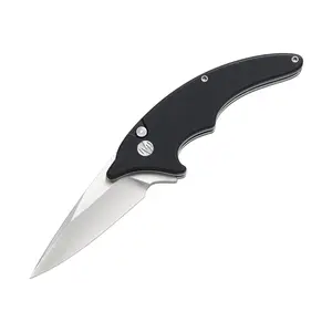 M996 Cove-14C28N Button Lock Pocket Knife G10
