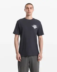 Volcom Free Wheel Washed Black S/s Shirt