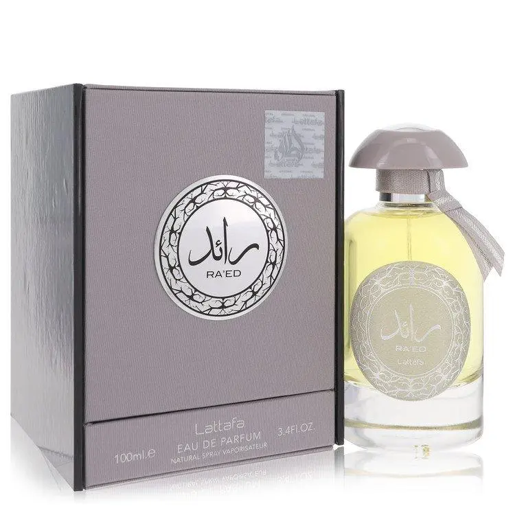 Lattafa Raed Silver Eau De Parfum Unisex — Citruses, Spices, Mandarin Orange, 3.4 oz (100 ml) | cinnamon, citruses perfume, amber, spices perfume, cloves, citruses spices, spices mandarin orange, mandarin orange cinnamon, mandarin orange perfume, warm