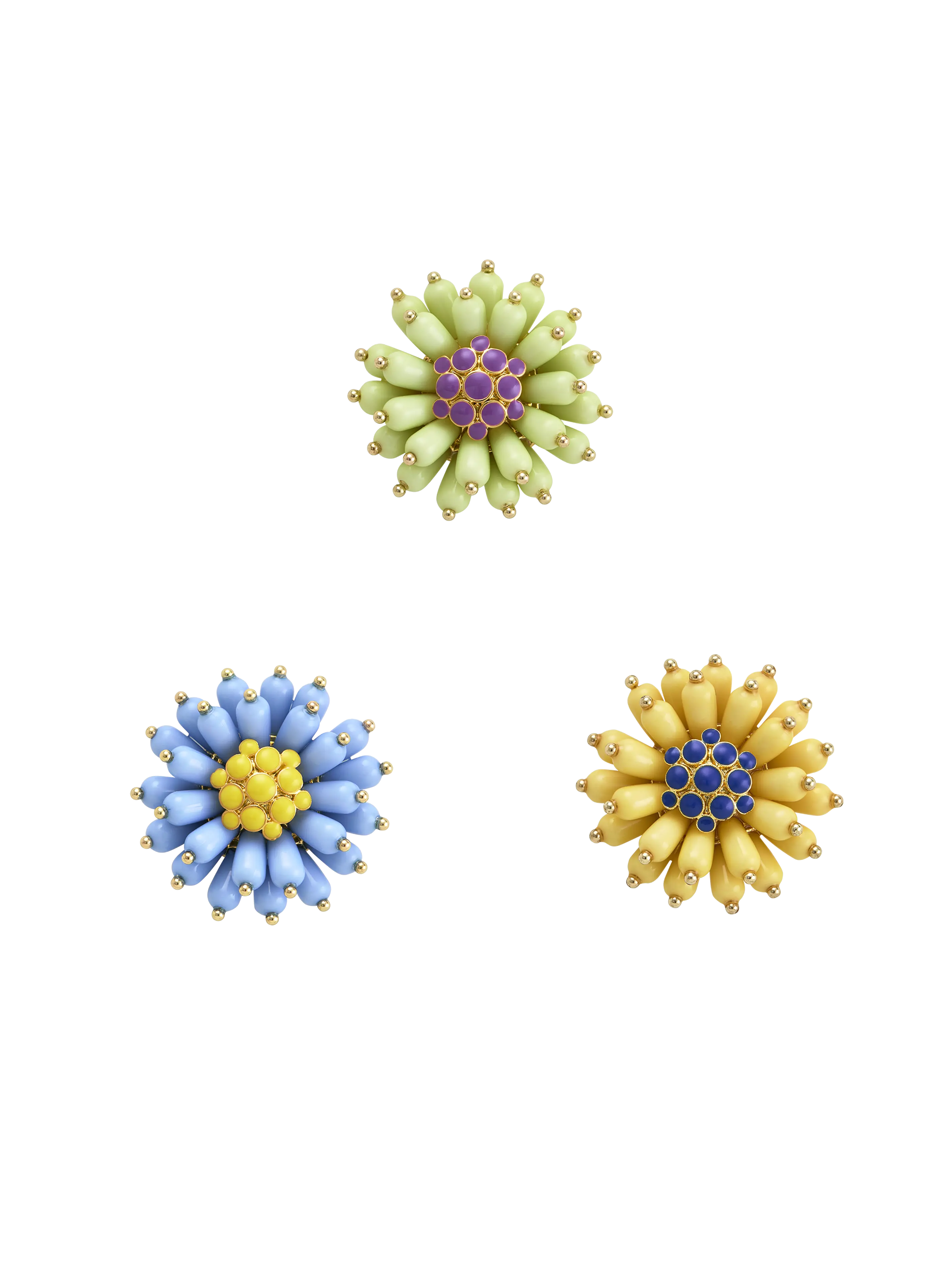 Dahlia Beaded Flowers Pack