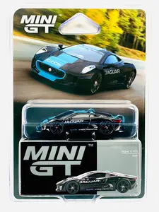 Mini GT Mijo Exclusive Jaguar C-X75 Black  #1070
