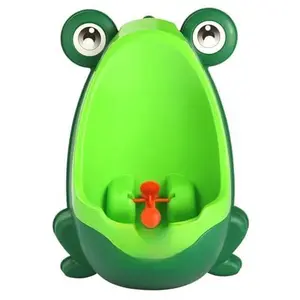 Frog Potty  Urinal for  Boys with Funny Aiming Target, Frog Pee  (Green)Gift