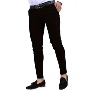 Slim Fit Elegant Slacks - Men's Casual Vintage Style Slightly Stretch Dress Pants For All Seasons Business Banquet Dinner, Old Money Style - For Men - Made from Breathable Fabric - Perfect Gift for Business Professionals Formal Menswear