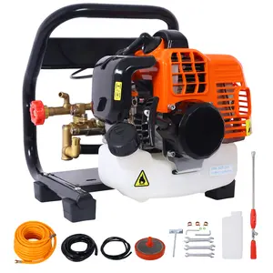 Hardware 33CC Portable Garden Spraying Machine,  2-Stroke 1.5HP Gas Powered Agricultural Mist Duster Back,Gas Powered Sprayer, Agricultural Equipment