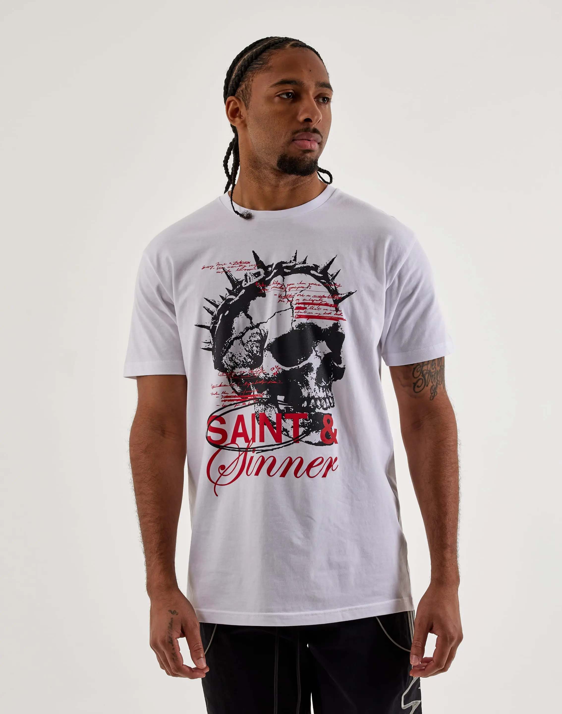 Mens Outrank Saint & Sinner Tee