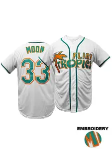 90s Outfit for Men and Women,Tropics #33 Unisex Hip Hop Clothes,Baseball Jersey Shirts for Party Baseball Gift, Stylish Jersey