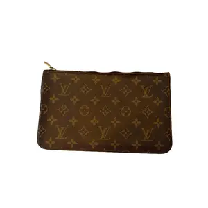 Pre-owned Louis Vuitton coated canvas Small Leather Goods Monogram Neverfull Pochette