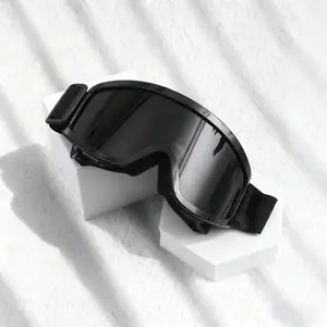 Unisex One-Piece Large-Frame Ski Goggles: Day-Night Versatile Lens Padded Windproof Fit for Skiing/Snowboarding High-Definition Anti-Fog Shades for Mountaineering & Winter Adventures