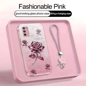 Suitable for [Galaxy A03s] high-end women's phone case🤩,exquisite rose pattern, sophisticated yet elegant，drop-resistant, affordably priced，fingerprint-resistant  YM99