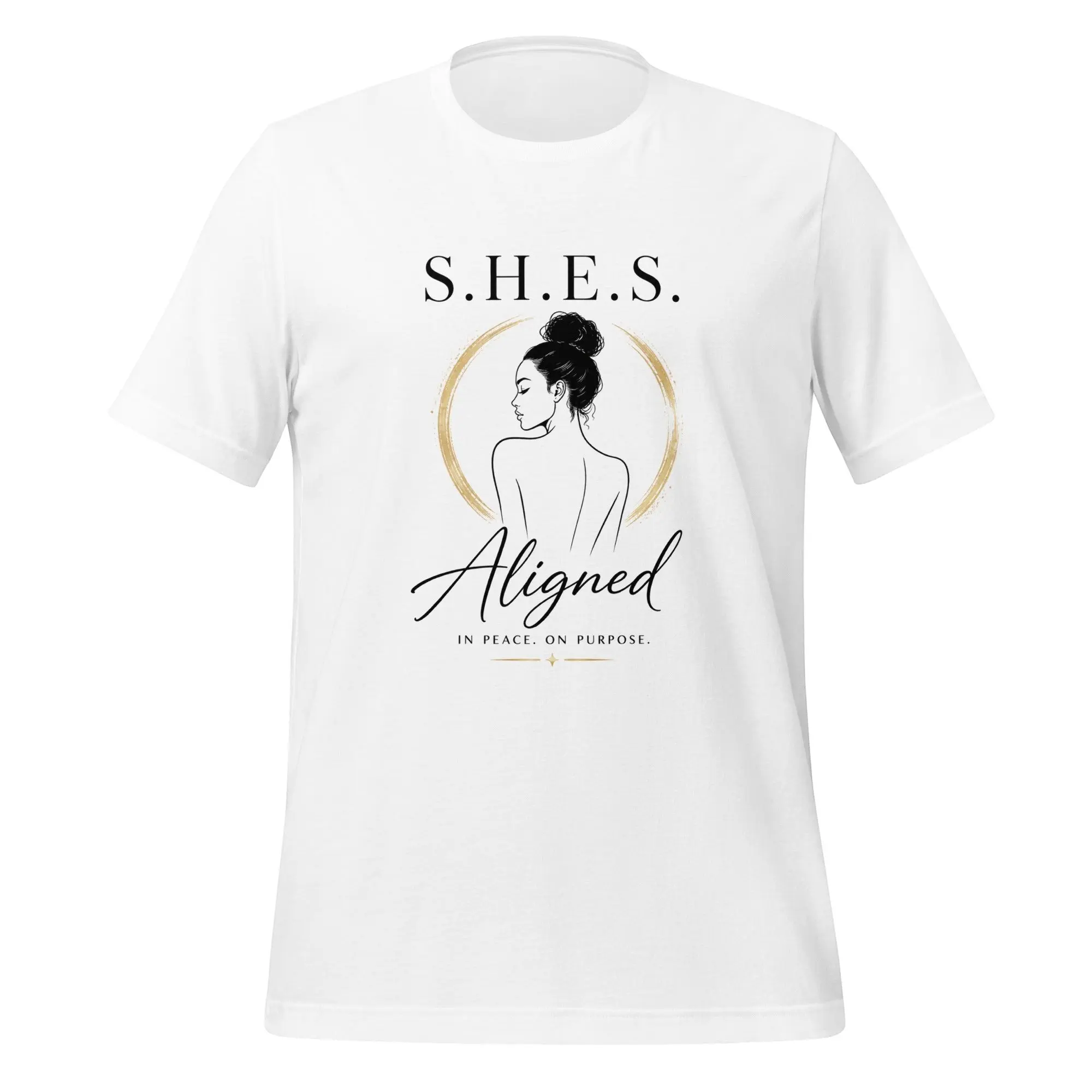 Woman's S.H.E.S Aligned Graphic T-Shirt - Inspirational Faith Tee