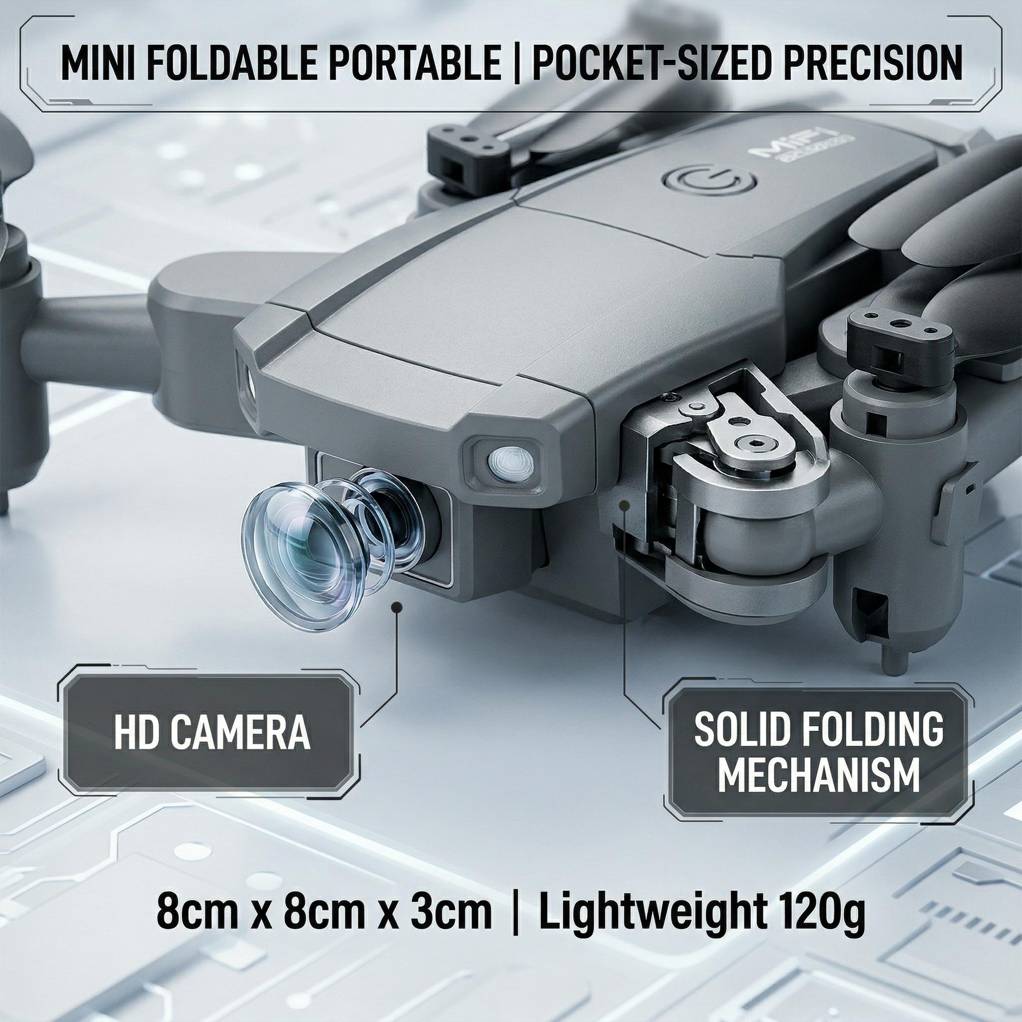 Mini Flying Toy Beginner-Friendly Toy RC Airplane with One-Touch Takeoff/Landing, Hover, Spin & 360° Flips