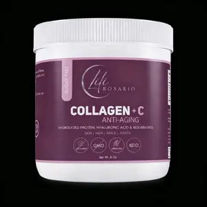 LILI ROSARIO COLLAGEN + C HERBAL DIETARY SUPPLEMENT | HYDROLYZED COLLAGEN | 8 OZ