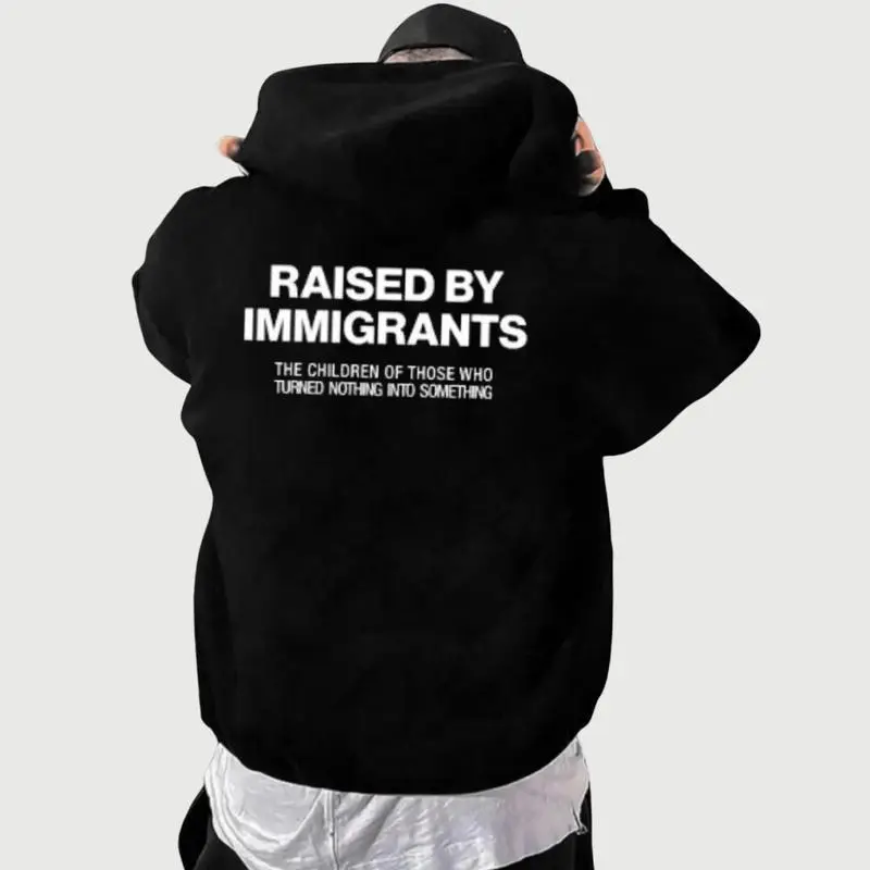 Raised By Immigrants T-Shirt Sweatshirt and Hoodie Dreamer Hoodie Proud Daughter Hispanic Heritage Mexican Culture Statement Piece Funny Graphic Tees Comfort Cotton Top Womenswear GFRE