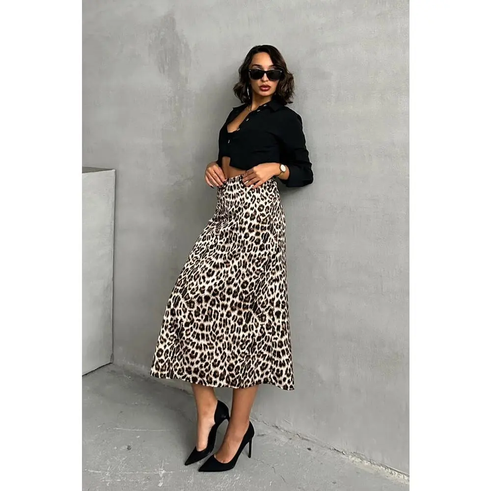 Leopard Pattern Skirt