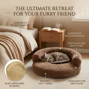 Cat and Dog Bed，Pet Sleeping Bed for Indoor Cats and Small Dogs, Pet Cushion, Cat Mat, Cat Bed, Washable, Cute, Soft Dog Sofa Bed, Non-Slip Base, Cat Houses, Highly Resilient and Won’t Collapse, Protects Joints，gray