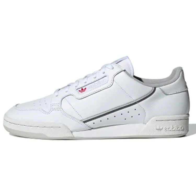Adidas Continental 80 White Grey' Versatile Low Top Skate Shoes Men's EE5342
