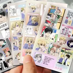 8 Piece Set Anime Stickers Book, Sticker Packs, Cute Creative Decoration Notebook Gift, Durable Waterproof Design, Perfect for Scrapbooking & Crafting