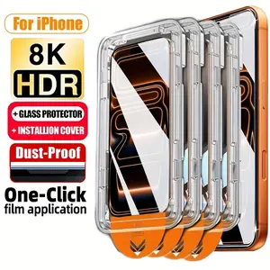 Privacy Tempered Glass Screen Protector for iPhone & Samsung Series, 9H Scratch Resistant, Full Cover Tempered Glass, Anti-Scratch, 28° Anti-Peeping Privacy, Case Friendly With Easy Installation Tool Military Grade Shatterproof shockproof screen protector