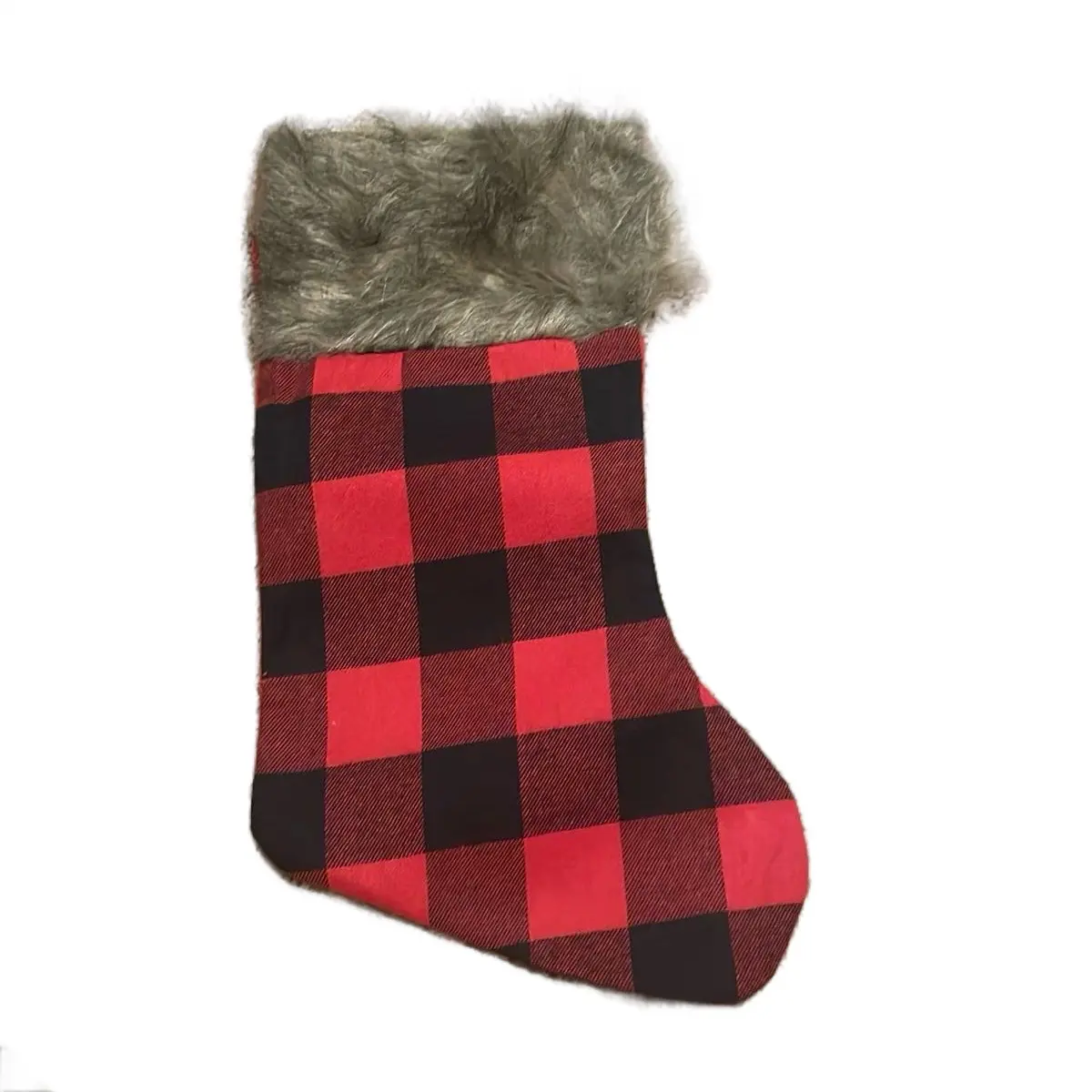 Christmas Plaid Stockings - Festive Holiday Decorations christmas decoration christmas stocking