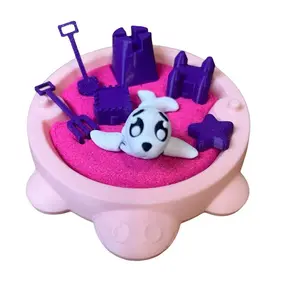 Cute Pink Doll Theme Inspired Mini Turtle Sandbox Zen Garden Decor