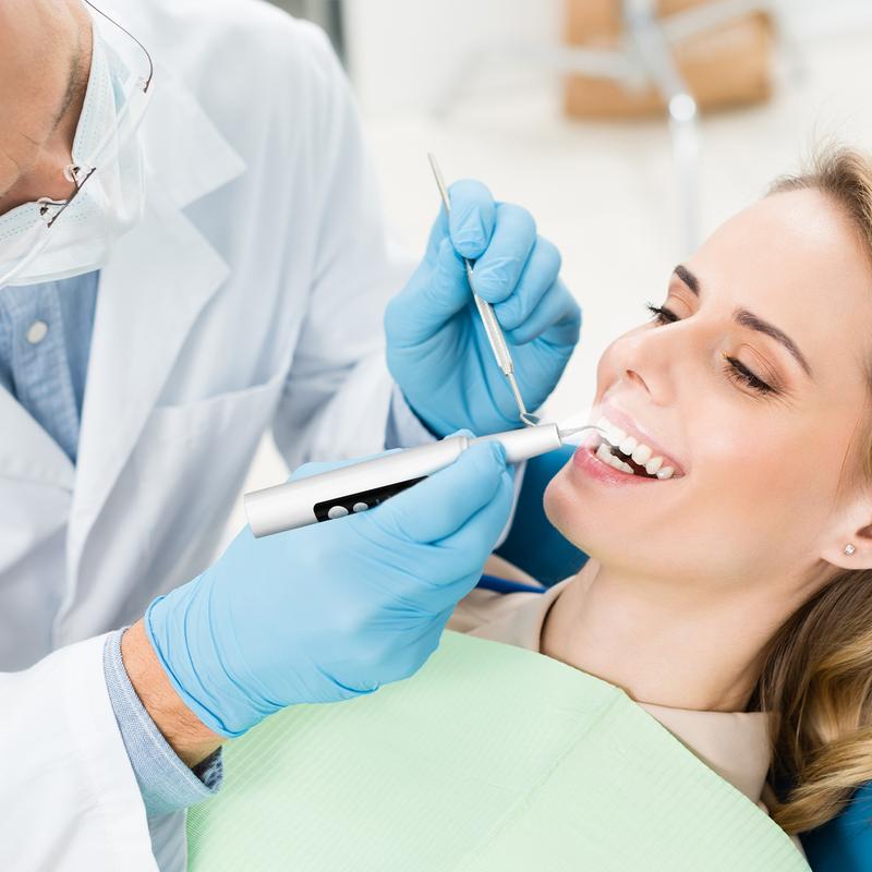 Oral Plaque/Tartar Remover for Teeth, Electric Tooth Cleaner Tartar Remover for Teeth with LED Light,5 Modes Rechargeable Teeth Cleaning Kit with Dental Tools, 3 Replaceable Heads Pet Safe Use Removable Adjustable