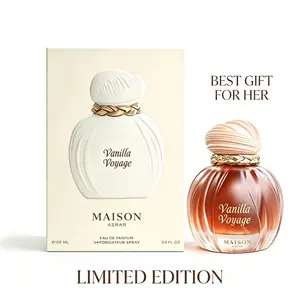 Eau De Parfum for Women Men 100ML, Vanilla Caramel Gourmand Sweet Fragrance, Honey Amber Musk, Long Lasting Unisex Scent, Vanilla Voyage, Edp Perfume Fragrance