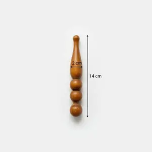 100% Handcrafted Wooden Massage Tool - Wooden Foot Roller Massager | Aesthetic Self-Care & Relaxation Essential