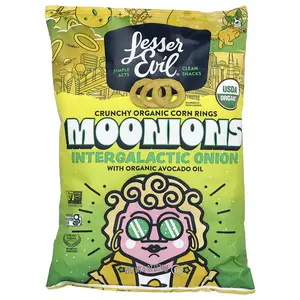 LesserEvil Moonions, Itergalactic Onion, 6 oz (170 g)