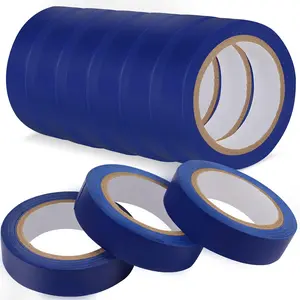 9 Pack Electrical Tapes, Electrical Tape Water, Sun, and Oil Resistant, Electrical Tape is Suitable for  Domestic, Commercial, and Industrial environments - Blue