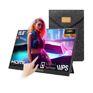 SumiScrn 15.6'' Portable Monitor with Touch,HD FHD,1080P,60Hz,for Phones ,Android Laptop PC,with Speaker
