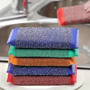 6 Scrub Daddy Pro XL Steel Mesh Scrubbing Pad Heavy‑Duty Durable Rust‑Resistant Cleaning Pad for Pots & Pans Dish Sponges Pack