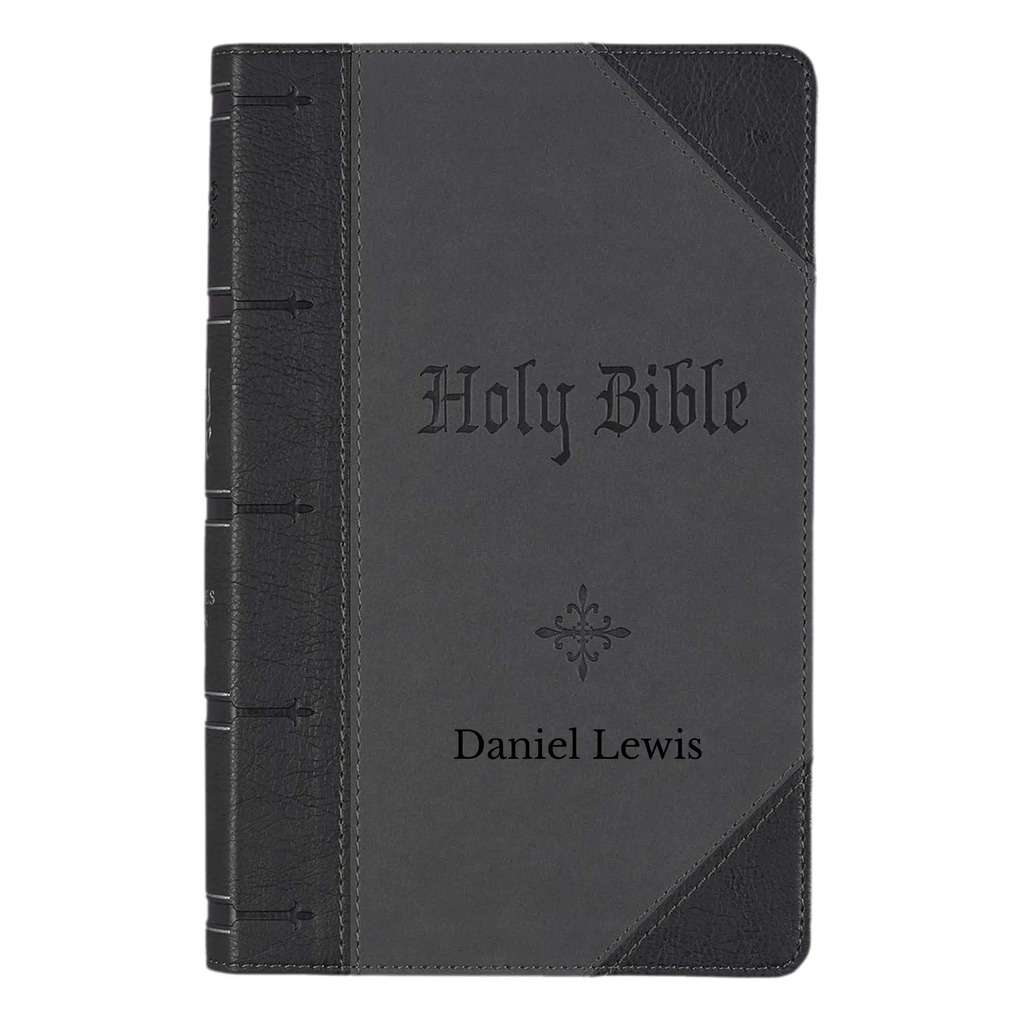 Custom KJV Black Study Size Personalized Holy Bible Giant Print - tiktok